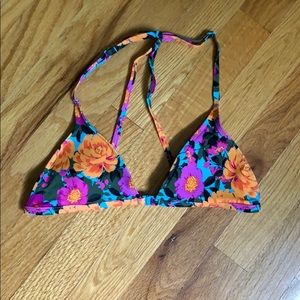 Out from under bikini top